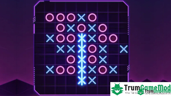 Ưu điểm của game Tic Tac Toe Glow: 2 Player XO