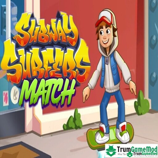 4 Subway Surfers Match MOD logo Tải trò chơi Subway Surfers Match Mod Apk V3.37.1