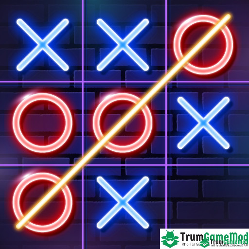 4 Tic Tac Toe Glow 2 Player XO LOGO Tải trò chơi Tic Tac Toe Glow: 2 Player XO APK V.1.0.42