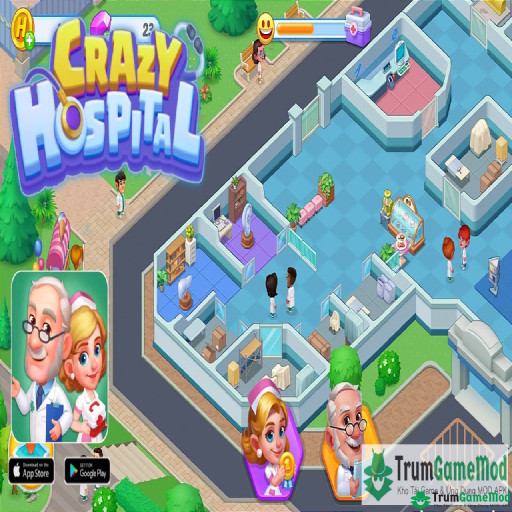 4 Crazy Hospital Doctor Dash logo Tải trò chơi Crazy Hospital: Doctor Dash Mod Apk V1.0.16