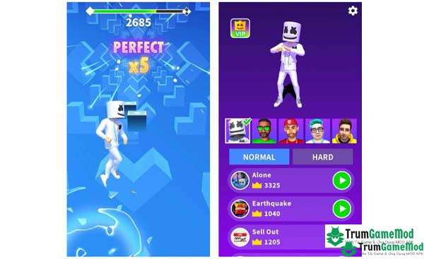 Marshmello Music Dance Mod Apk