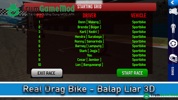 Real Drag Bike - Balap Liar 3D Apk 