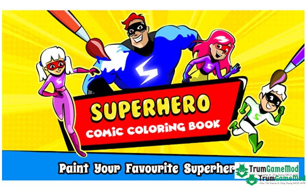 Superhero Coloring Book APK 