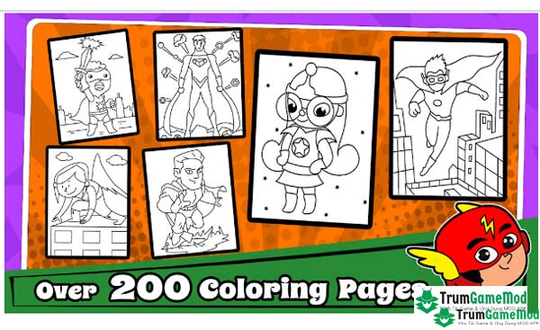 Superhero Coloring Book APK 