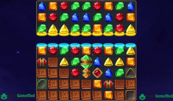 Những tính năng nổi bật của game Jewels Magic: Mystery Match3 Mod