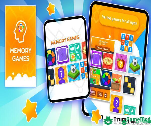 Train your Brain. Memory Games là một trong những tựa game luyện trí não cực “chất”