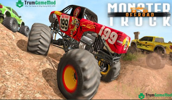 Monster Truck - Offroad Gameso tự do điều khiển các quái tải 