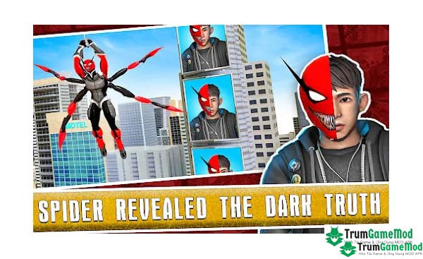 Điểm nổi bật trong game Black Spider Rope SuperHero APK