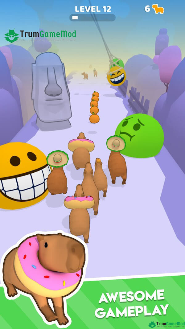 Game giải trí Capybara Rush APK có gì hấp dẫn?