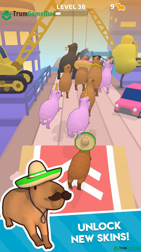 Giới thiệu về game giải trí Capybara Rush APK