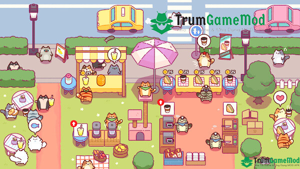 Giới thiệu về game mô phỏng Cat Snack Bar APK