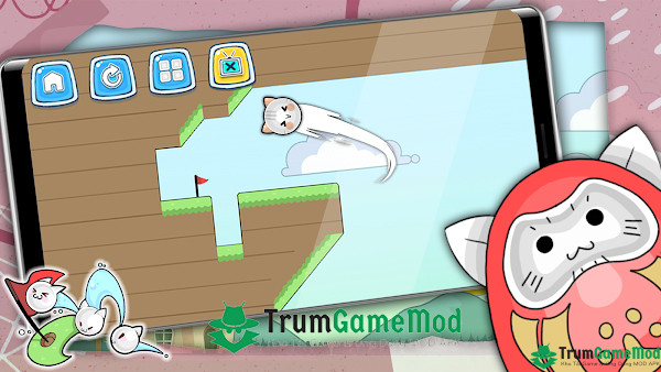 Giới thiệu về game giải trí Crazy Golf Cat APK