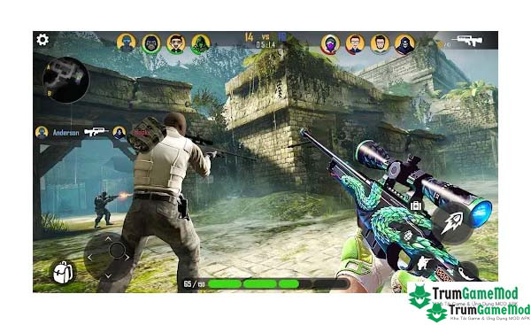 Điểm nổi bật trong game Gun Games 3D Offline Fps Games APK