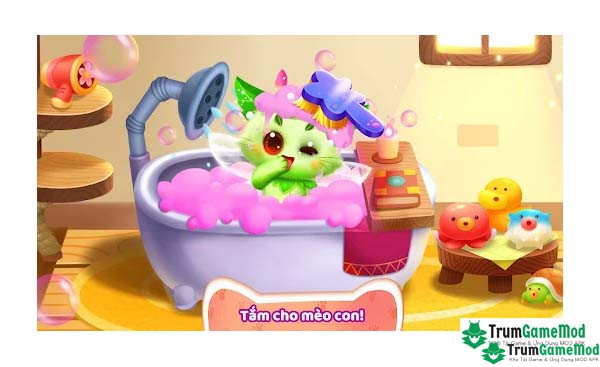 Điểm nổi bật trong game Little Panda's Pet Cat World APK