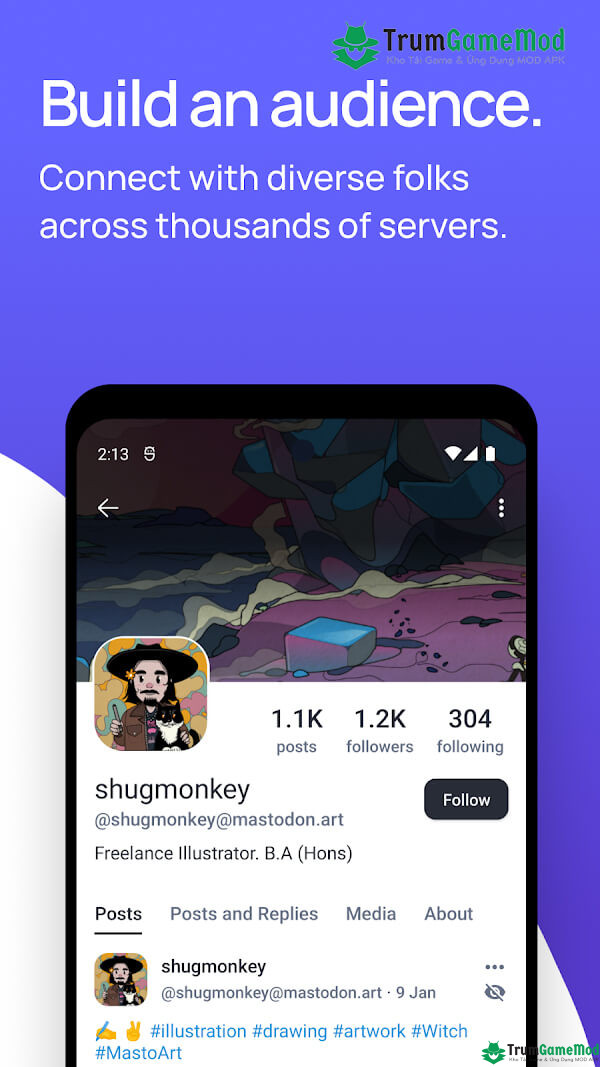 Giới thiệu về ứng dụng mạng xã hội Mastodon APK