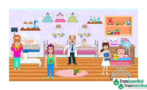 Pretend Play in Hospital Life APK là một trò chơi nhập vai