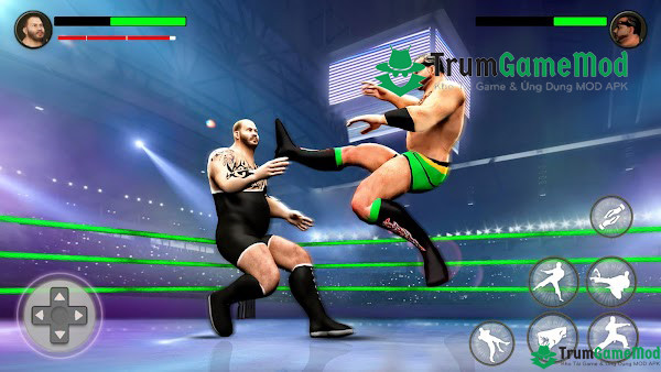 Real Wrestling Fighting Game APK người chơi được sử dụng đồ họa đặc biệt