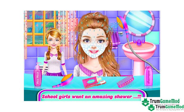 Điểm nổi bật trong game Twins Sisters Girls School Day APK