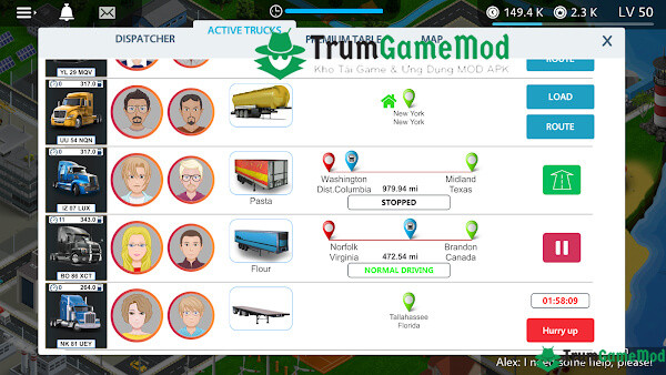 Giới thiệu về game mô phỏng Virtual Truck Manager - Tycoon APK