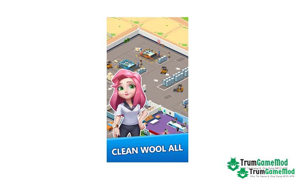 Giới thiệu về tựa game Wool Inc: Idle Factory Tycoon APK