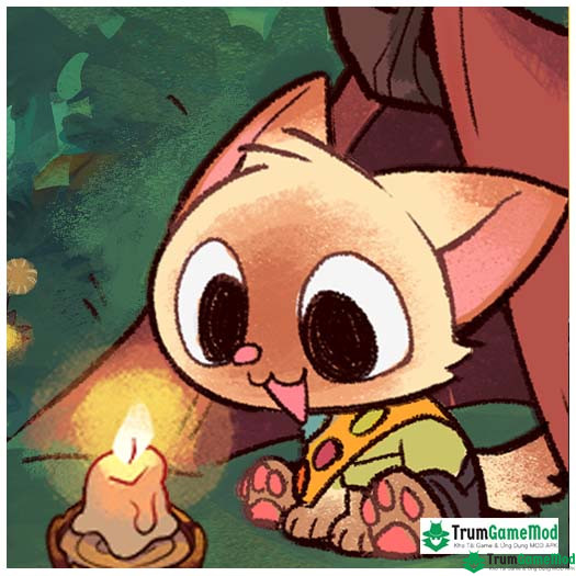 Campfire Cat Cafe mod apk logo