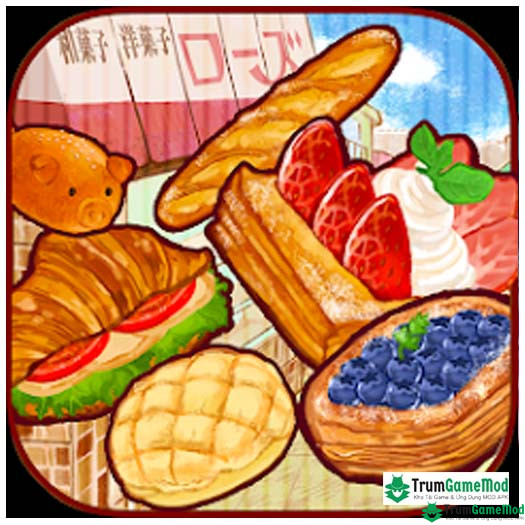 Dessert Shop ROSE Bakery logo Tải trò chơi Dessert Shop ROSE Bakery Mod Apk (Vô hạn tiền) v1.1.119