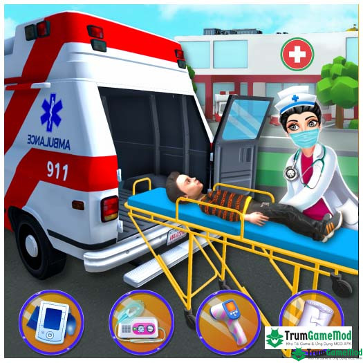 Emergency Ambulance Rescue Sim logo Tải trò chơi Emergency Ambulance Rescue Sim APK v1.0.28