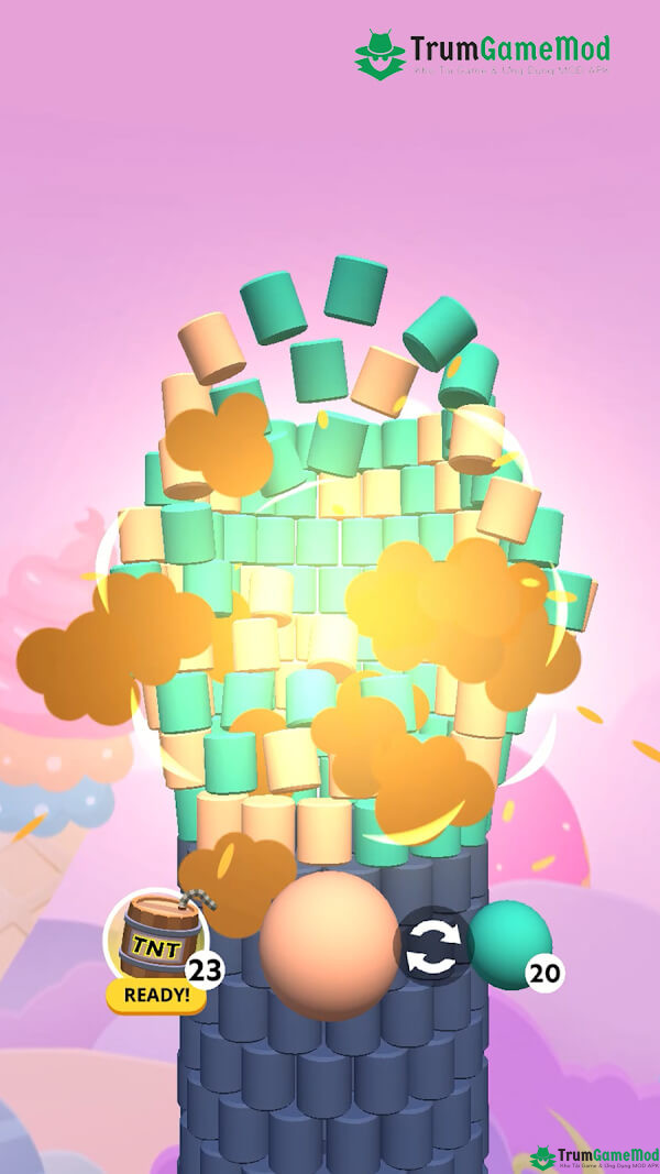 Pillar Smash - Throw Ball Mod Apk 