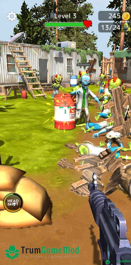 Tower Gunner - Zombie Attack Mod Apk