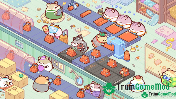 Game mô phỏng Hamster Bag Factory : Tycoon mod có gì hấp dẫn?