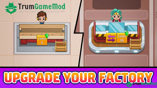 Game mô phỏng Idle Factory Tycoon mod có gì hấp dẫn?