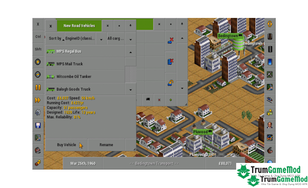 Giới thiệu về tựa game OpenTTD APK