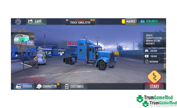 Giới thiệu về tựa game Nextgen: Truck Simulator MOD APK