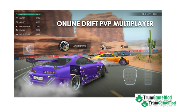 Điểm nổi bật trong trò chơi Tuning Club Online MOD APK