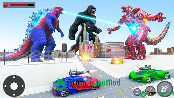 Giới thiệu về game hành động thú vị Gorilla Robot Car: Robot Games