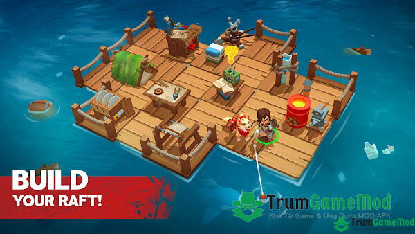 Game sinh tồn Grand Survival: Raft Adventure mod có gì hấp dẫn so với những trò chơi khác?