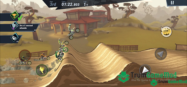 Giới thiệu về game đua xe thú vị Mad Skills Motocross 3 Mod APK