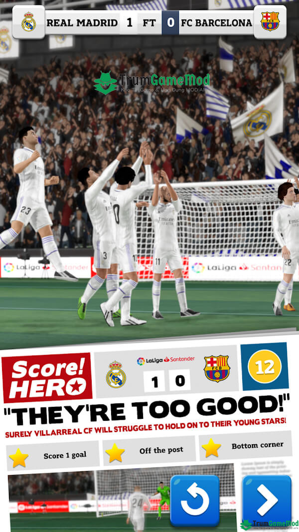 Giới thiệu về game bóng đá thú vị Score! Hero 2023 mod