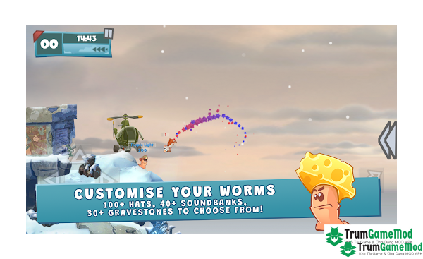 Giới thiệu về tựa game Worms W.M.D: Mobilize APK