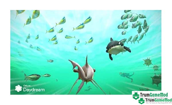 Nâng cấp cá mập và mở khóa loài mới Hungry Shark VR Apk