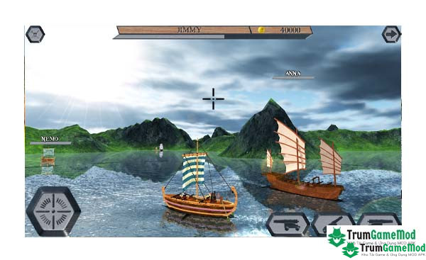 Tùy chỉnh và nâng cấp tàu chiến World Of Pirate Ships Apk