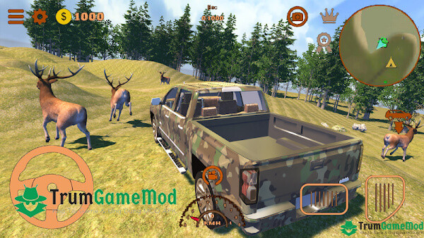 Lối chơi American hunting 4x4 deer Apk