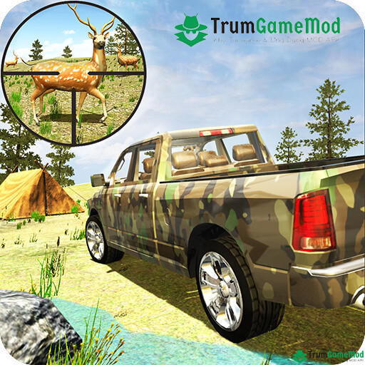 American-hunting-4x4-deer-logo