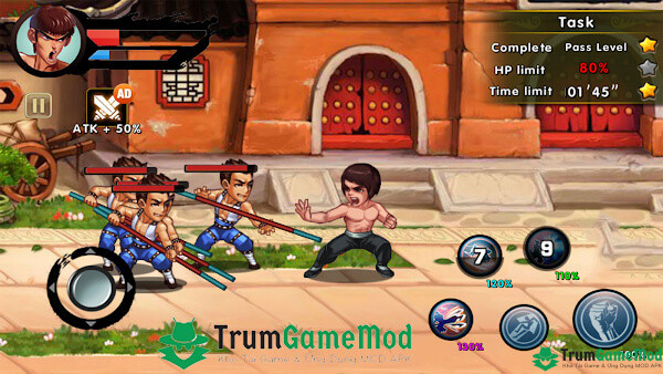 Giới thiệu về game hành động thú vị Kung fu attack mod