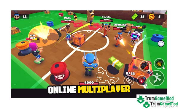 HAPPY ZONE - Battle Royale MOD APK sở hữu một lối chơi độc đáo