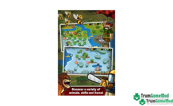 Giới thiệu về tựa game Lumberwhack: Defend the Wild MOD APK