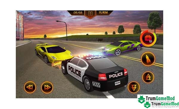 Giới thiệu về tựa game Police Car Chase APK