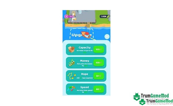 Điểm nổi bật trong trò chơi Circle the Fish APK