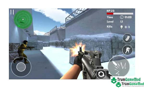 Điểm nổi bật trong trò chơi Counter Terrorist Shoot APK