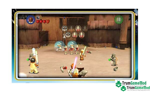 Điểm nổi bật trong trò chơi LEGO Star Wars: TCS MOD APK